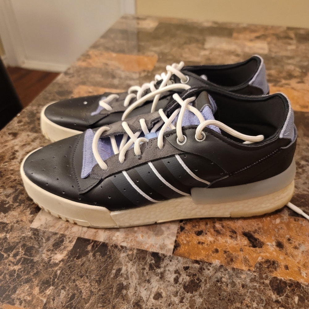 Pre-owned Adidas Rivalry RM Low Core Black Carbon 
